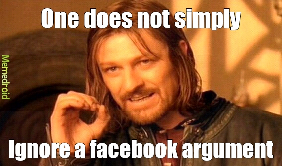 FB argument - meme