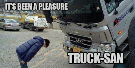 karate truck - meme