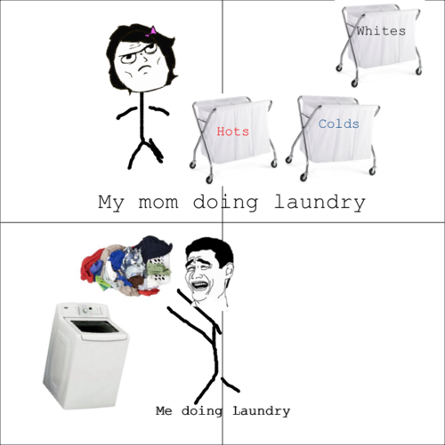 Laundry. - meme