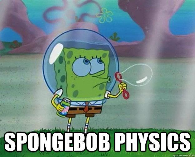 Who needs logic? when you're spongebob - meme