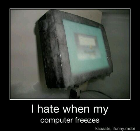computer freeze - meme