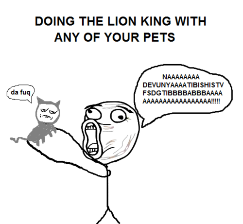 doing the lion king :D - meme