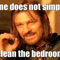 cleaning bedrooms