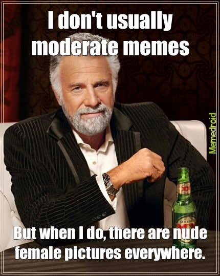 moderate - meme