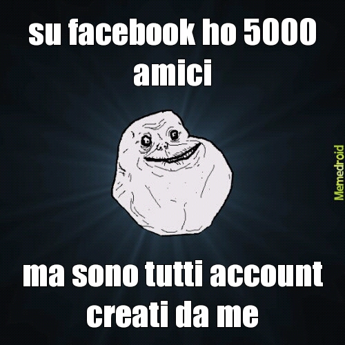 forever alone facebook - meme