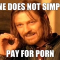 One does not simply