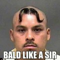 Bald like a sir
