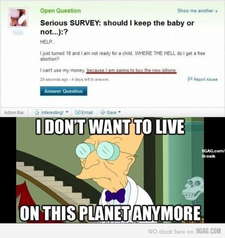 I think we should keep the baby and kill you - meme
