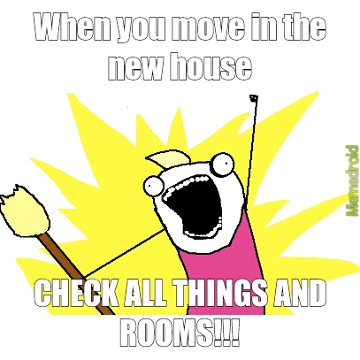 moving in new house - meme