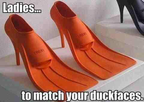 To all the duck lipped ladies - meme