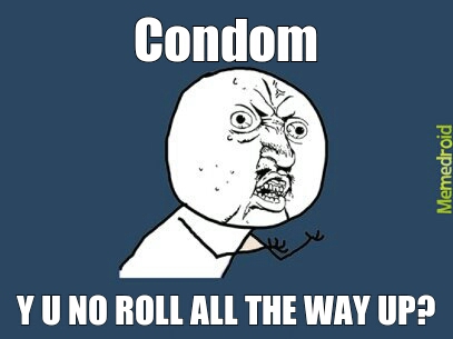 Condom rage - meme