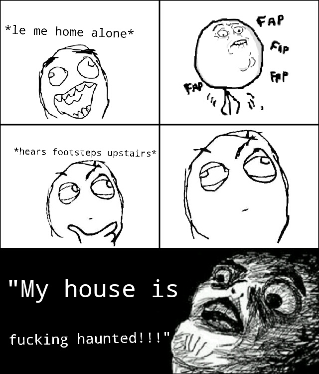 haunted house - meme