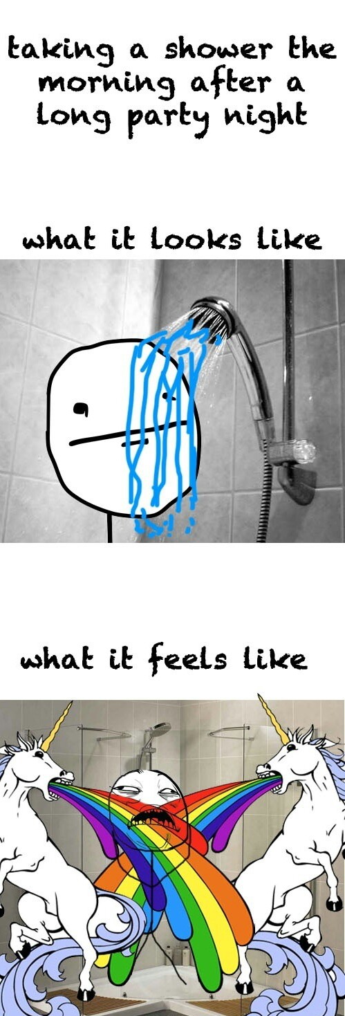 Shower after party - meme