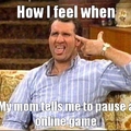 online game cannot pause !!!!!
