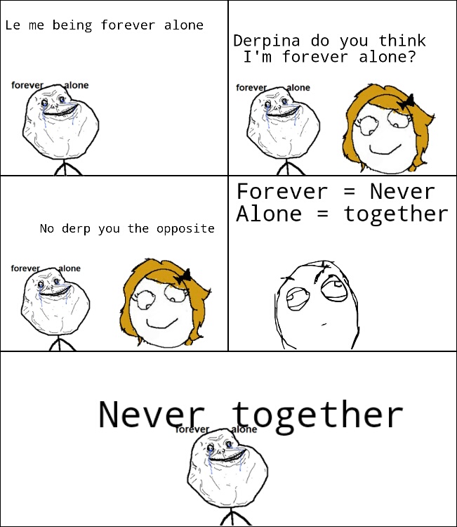never together - meme