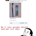 Brush my teeth?