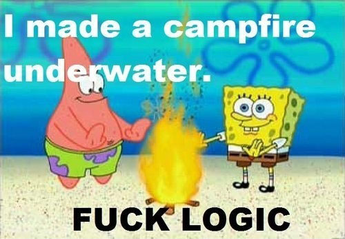 Spongebobs logic - meme