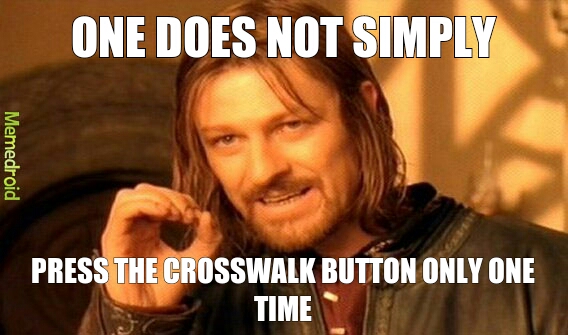 Crosswalk - meme