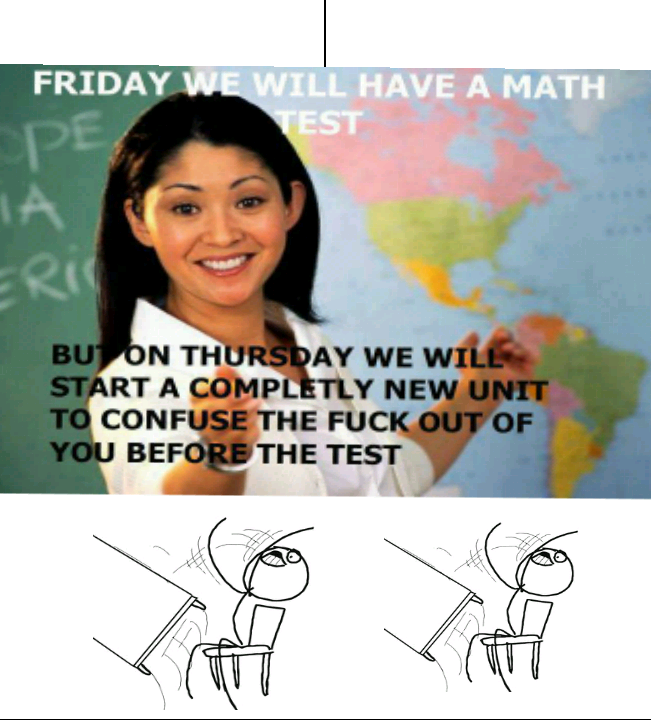 Teacher test - meme