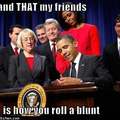 Obama rollin like a boss