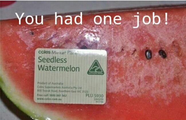 Watermelon lies - meme