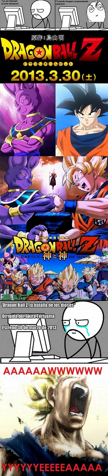 Ya se sabe mas sobre la batalla de Goku :') - meme