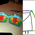rainbow cakes