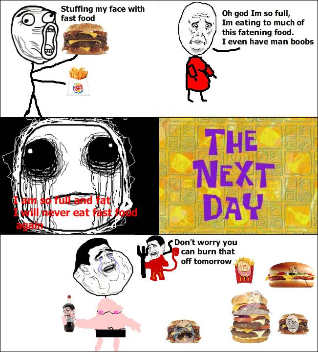 Fast Food Rage - meme