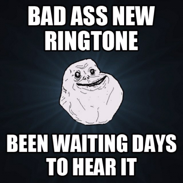ringtone alone - meme
