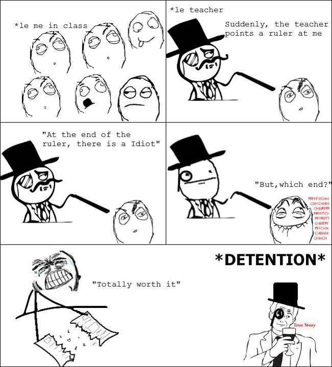 detention! Haha xD - meme