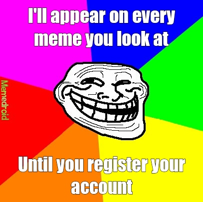 Troll face troll - meme
