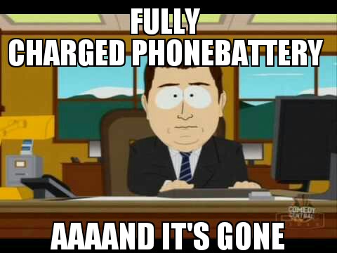 Phones nowadays.. - meme