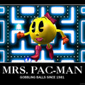 Mrs.pacman had time on her hands alright