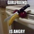 girlfriend is angry
