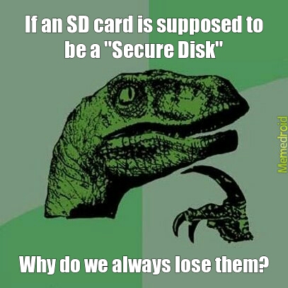 SD Card - meme