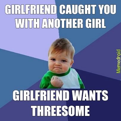 Success Kid threesome - meme