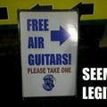 free air guitars  SEEMS LEGIT
