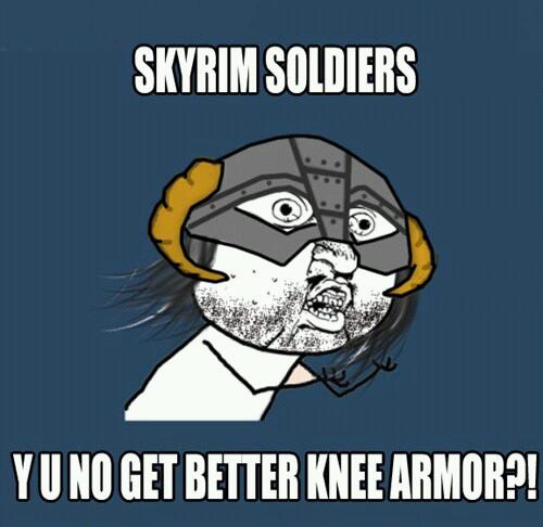 no more knee damage! >:-O - meme