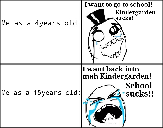 School / Kindergarden - meme