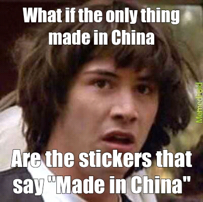 Chinese conspiracy - meme