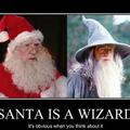 for Christmas, we ask a wizard for gifts