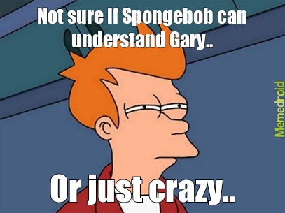 Fry vs Spongebob - meme