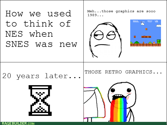 NES now and then - meme