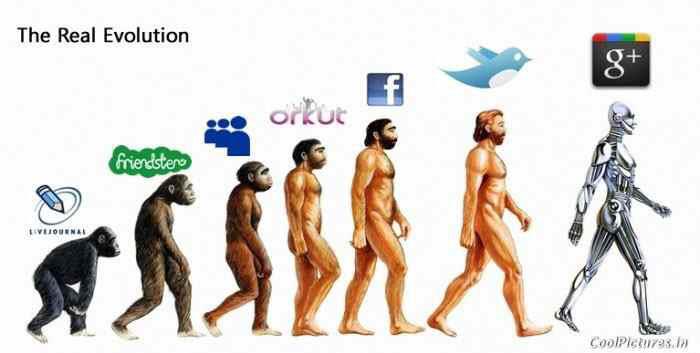 evolution of social media - meme