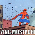 flying moustaches!!