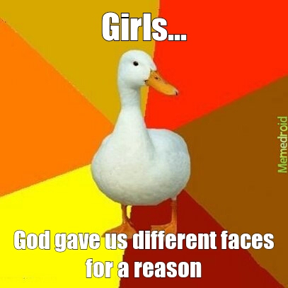 duck face - meme