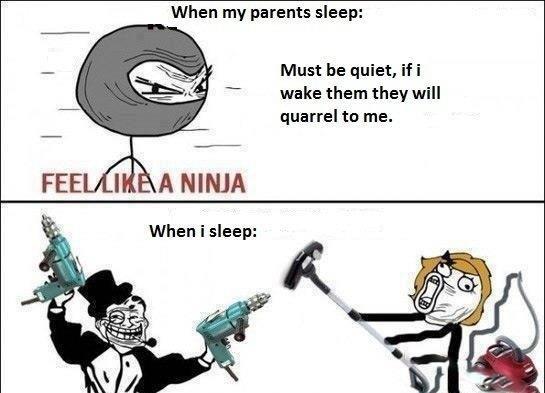 like a ninja - meme