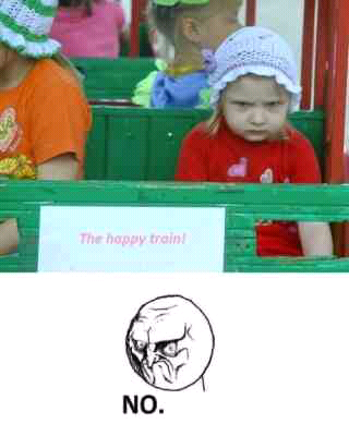 The happy train! - meme