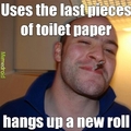 Good guy Greg toilet paper
