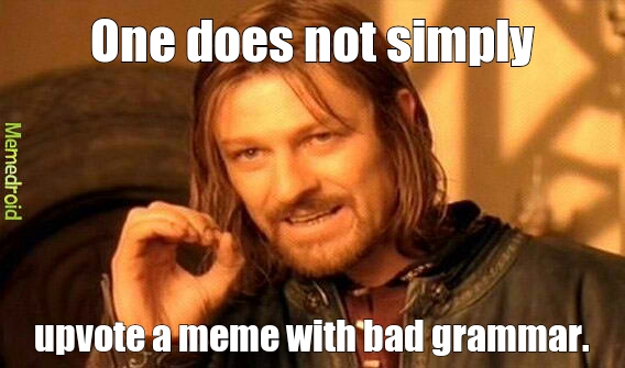 grammar - meme